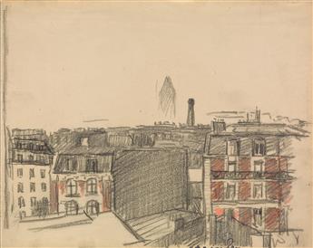 THÉOPHILE-ALEXANDRE STEINLEN (Lausanne 1853-1923 Paris) Three drawings of Paris.